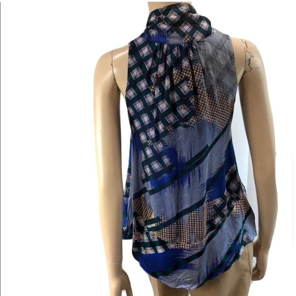 Madison Marcus blouse patch print Silk - Picture 8 of 16